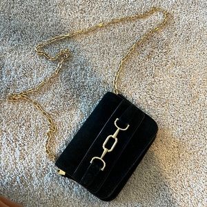 Small suede crossbody